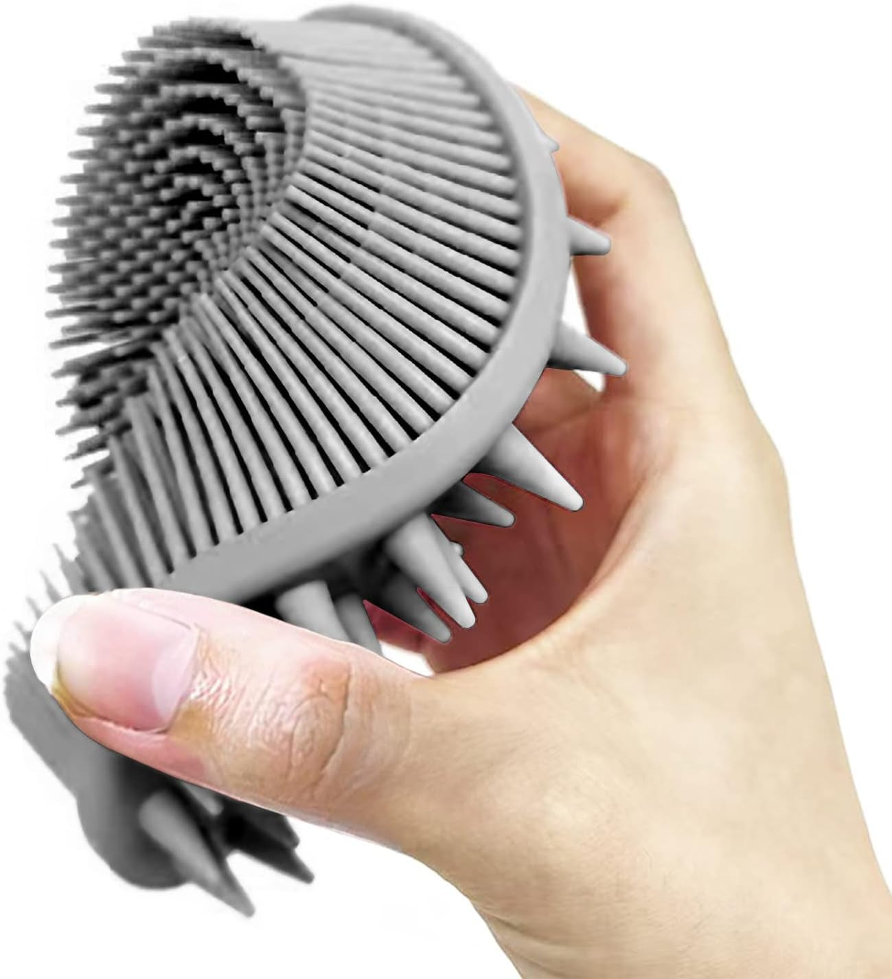 Silicone Body Brush, Exfoliating Body Scrubber, Silicone Body Scrubber Loofah, Silicone Bath Brush, Soft Exfoliating Body Bath Shower Scrubber Brush for Kids and Adults All Kinds of Skin -3 Pack