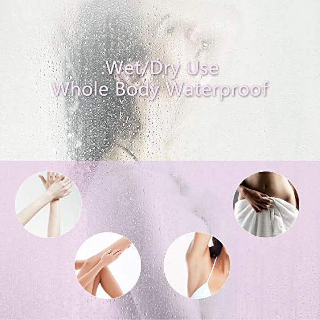 Ladies Electric Shaver, Woman Shaver Epilator, Battery Powered Portable Women'S Razor Trimme for Face Leg Armpit Arm Bikini Line, Purple