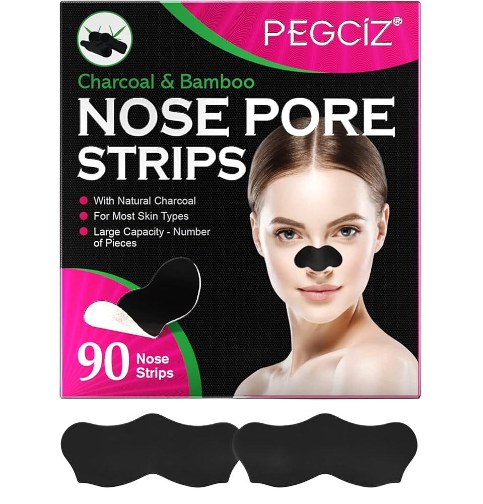 Nose Pore Strips – Deep Cleansing Blackhead Remover, 90 Count