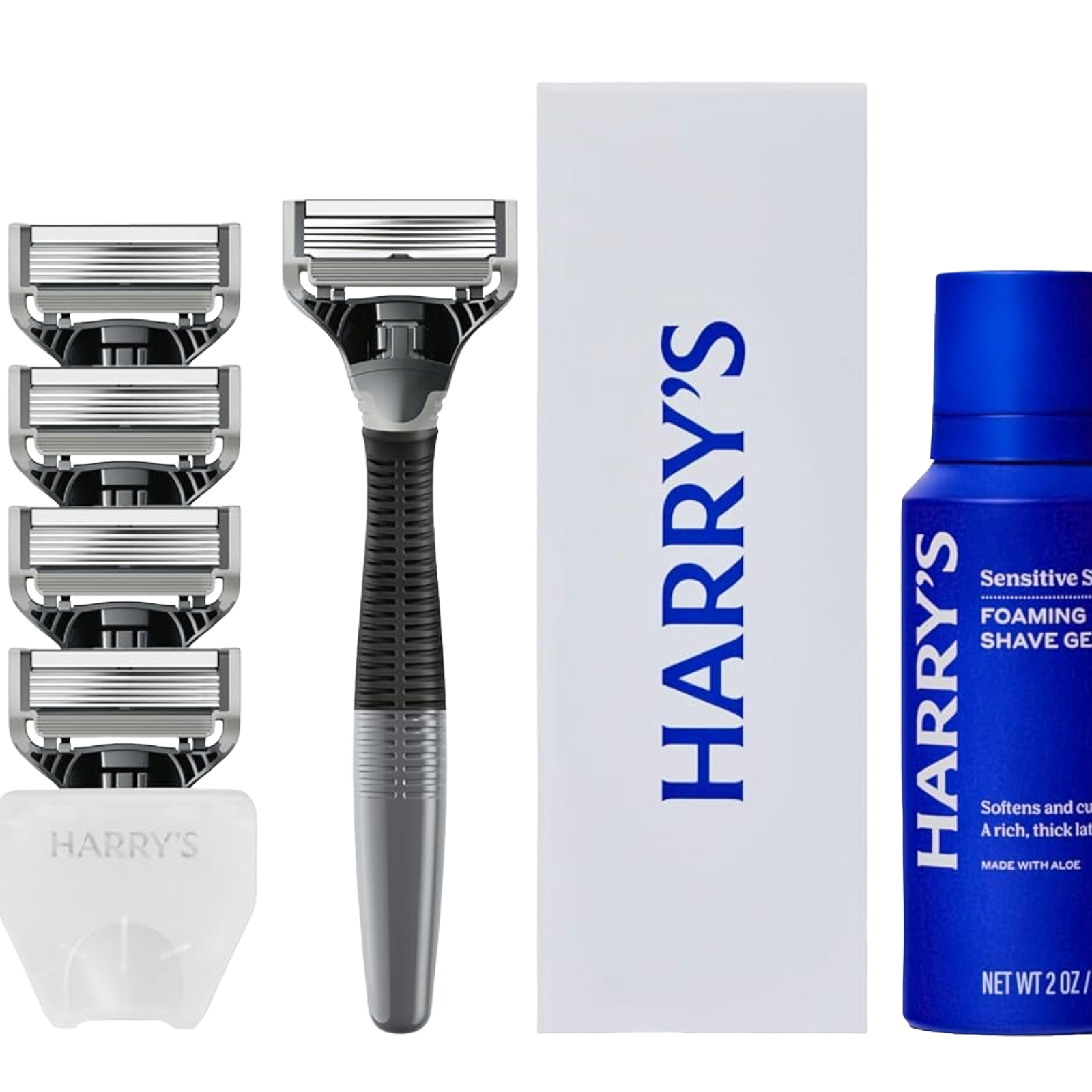 Original Men’s Shaving Kit – Razor & Foaming Shave Gel, Charcoal