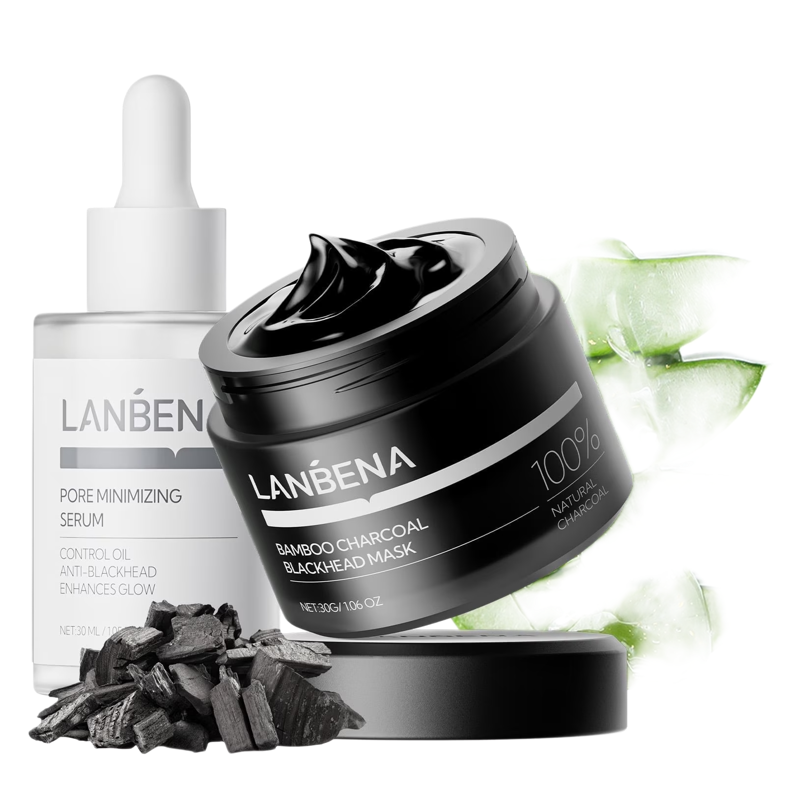 3-in-1 Blackhead Removal Set – Pore Strips & Serum, Skincare